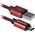 Kabel USB Defender USB-A - USB-C 1 m Czerwony (87813)