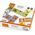 Viga Drewniana gra Domino Farma Viga Toys 28 elementów