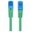 Lanberg PATCHCORD KAT.6A S/FTP LSZH CCA 1M ZIELONY FLUKE PASSED LANBERG