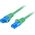 Lanberg PATCHCORD KAT.6A S/FTP LSZH CCA 1M ZIELONY FLUKE PASSED LANBERG