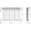 KFA grzejnik aluminiowy grafit G500F (777-100-61)