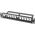 Lanberg Patch panel 1U 10" Pusty 12x slot keystone Czarny (PPKS-9112-B)