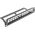 Lanberg Patch panel 1U 10" Pusty 12x slot keystone Czarny (PPKS-9112-B)