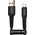 Kabel USB USB-A - USB-C 1 m Czarny (25698)