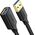 Kabel USB Ugreen USB-A - USB-A 1.5 m Czarny (6957303831265)