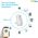 GreenBlue Gniazdko WIFI sterowane zdalnie GreenBlue GB155G Android iOS Alexa Google Home timer max 2000W (typ niemiecki)