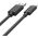 Kabel USB Unitek USB-A - USB-C 0.25 m Czarny (Y-C490BK)
