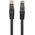 Lanberg PATCHCORD KAT.6 UTP LSZH CU 2M CZARNY FLUKE PASSED LANBERG