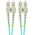 Lanberg PATCHCORD ŚWIATŁOWODOWY MM SC/UPC-SC/UPC DUPLEX 3.0MM OM3 50/125 LSZH 2M AQUA LANBERG