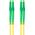 Lanberg PATCHCORD ŚWIATŁOWODOWY SM LC/APC-LC/APC DUPLEX 3.0MM LSZH G657A1 2M ŻÓŁTY LANBERG