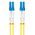Lanberg PATCHCORD ŚWIATŁOWODOWY SM LC/UPC-LC/UPC DUPLEX 3.0MM LSZH G657A1 2M ŻÓŁTY LANBERG