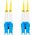 Lanberg PATCHCORD ŚWIATŁOWODOWY SM LC/UPC-LC/UPC DUPLEX 3.0MM LSZH G657A1 2M ŻÓŁTY LANBERG
