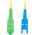 Lanberg PATCHCORD ŚWIATŁOWODOWY SM SC/APC-SC/UPC SIMPLEX 3.0MM LSZH G657A1 5M ŻÓŁTY LANBERG