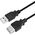 Kabel USB LogiLink USB-A - USB-A 2 m Czarny (CU0010B)
