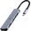 Stacja/replikator Gembird 6w1 USB-C (A-CM-COMBO6-02)