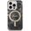 Guess Zestaw Guess GUBPP14LHMEACSK Case+ Charger iPhone 14 Pro 6,1" czarny/black hard case Marble MagSafe NoSize