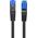 Lanberg Patchcord kat.6a S/FTP LSZH CCA 0.25m czarny fluke
