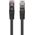 Lanberg PATCHCORD KAT.6 FTP 1.5M CZARNY FLUKE PASSED LANBERG 10-PACK