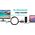 Kabel USB I-TEC USB-C - DisplayPort 1.5 m Czarno-srebrny (C31CBLDP8KBIDIR)