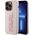Karl Lagerfeld Karl Lagerfeld KLHCP15X3DMBKCP iPhone 15 Pro Max 6.7" różowy/pink hardcase 3D Rubber Glitter Logo
