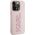 Karl Lagerfeld Karl Lagerfeld KLHCP15X3DMBKCP iPhone 15 Pro Max 6.7" różowy/pink hardcase 3D Rubber Glitter Logo
