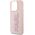 Karl Lagerfeld Karl Lagerfeld KLHCP15X3DMBKCP iPhone 15 Pro Max 6.7" różowy/pink hardcase 3D Rubber Glitter Logo