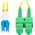 Lanberg Patchcord światłowodowy Lanberg SM LC/UPC-SC/APC DUPLEX 3.0MM LSZH G657A1 0.5m żółty