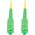 Lanberg Patchcord światłowodowy Lanberg SM SC/APC-SC/APC SIMPLEX 3.0MM LSZH G657A1 5m żółty