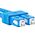 Lanberg Patchcord światłowodowy Lanberg SM SC/UPC-LC/UPC DUPLEX 3.0MM LSZH G657A1 0.5m żółty