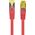 Lanberg Patchcord Lanberg S/FTP kat.6A 3m LSZH CU fluke passed czerwony