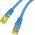 Lanberg Patchcord Lanberg S/FTP kat.6A 5m LSZH CU fluke passed niebieski