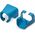 Digitus DIGITUS Farbclips für Patchkabel RJ45 100 Stück blau