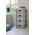 Curver CURVER REGAŁ INFINITY KD 4X10L AŻUROWY   /SZARY/BIAŁY