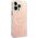 Ładowarka Guess Zestaw Guess etui + ładowarka bezprzewodowa GUBPP13LH4EACSP Apple iPhone 13 Pro różowy/pink hard case 4G Print MagSafe
