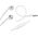 Słuchawki douszne 4smarts Melody Lite 3.5mm biały/white