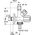 Schell Schell Comfort Kombinowany zawor katowy comfort 1/2' chrom z bsz Chrom - 035510699