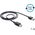 Kabel USB Delock USB-A - USB-A 1 m Czarny (83370)