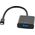 Adapter AV LechPol DisplayPort Mini - D-Sub (VGA) czarny (KOM0848)