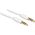 Kabel Delock Jack 3.5mm - Jack 3.5mm 0.5m biały (83439)