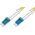 Digitus Patchcord światłowodowy, LC/LC, 125µm, Duplex, 2m, żółty (DK-2933-02)