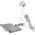 Icy Box Uchwyt ścienny na monitor do 24" i klawiaturę (IB-MS600-W)