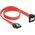 Delock SATA - SATA, 0.3m, Czerwony (83978)