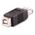Adapter USB Lindy USB - USB-B Czarny  (71228)