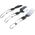 Rockland Zestaw Sztućców Set 3pc Stainless (243)