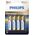 Philips Bateria AA / R6 4 szt.