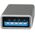 Adapter USB LogiLink USB-C - USB Srebrny  (AU0042)