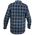 Lahti Pro Koszula flanelowa w kratę niebieska rozmiar XXL LPKF32XL