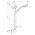 Zestaw prysznicowy Hansgrohe Croma 100 przesuwny chrom (27771000)