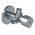 Arco Zawór kątowy Twin Mac 1/2"x3/8"x3/8"  (CQ4102)