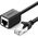 Ugreen Przedłużacz RJ45 Cat. 6, FTP 0.5m czarny